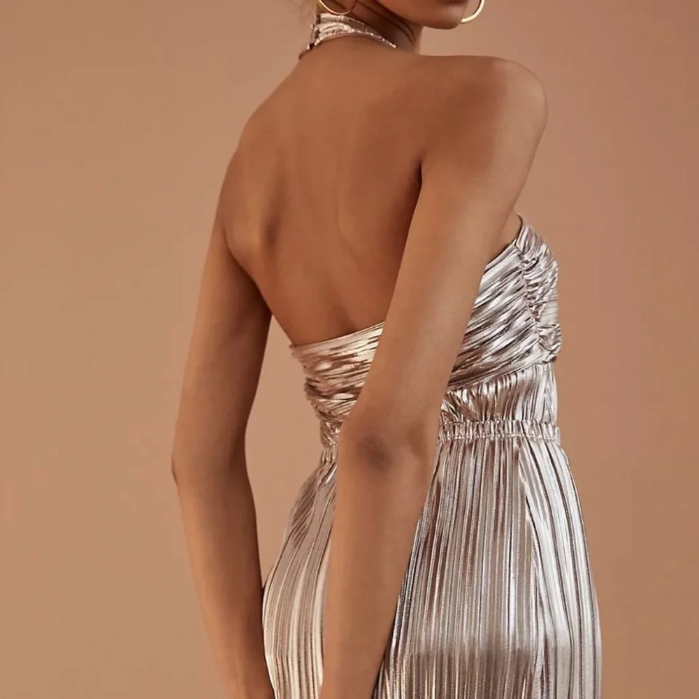 *Anthropologie Shimmer V-Neck Tank